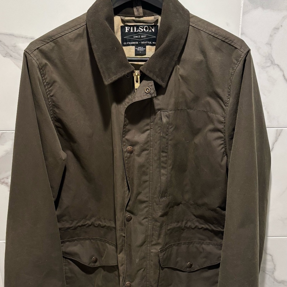 Men's Filson Waxed Canvas Field Jacket